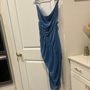 Abercrombie & Fitch Asymmetrical Blue Dress